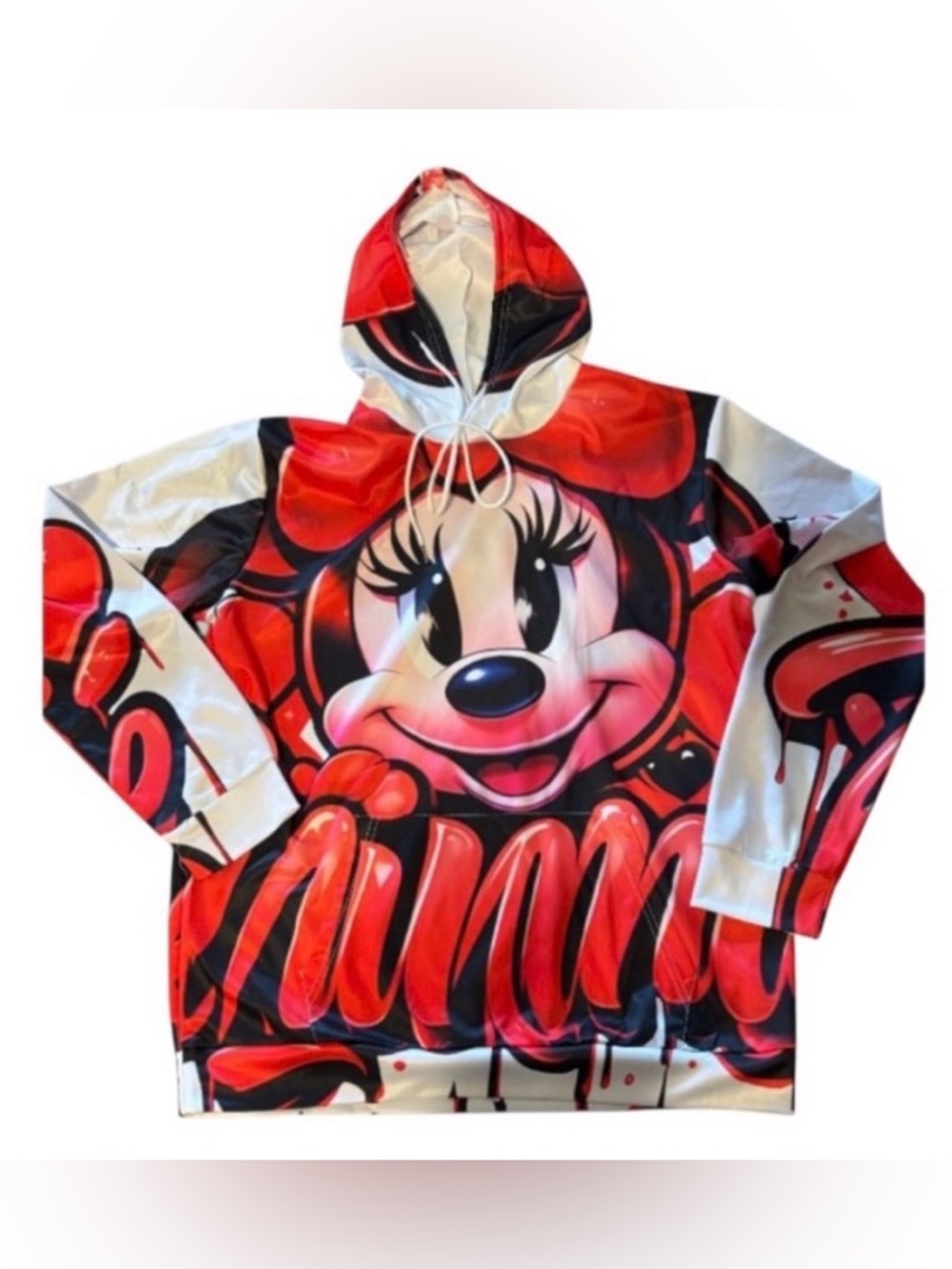 Minnie Mouse Hoodie Top‎ Size Large